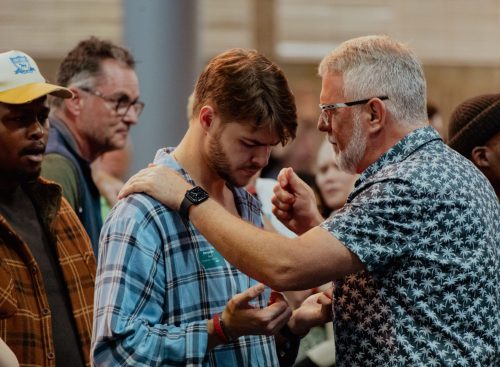 Prayer at a Four12 gathering