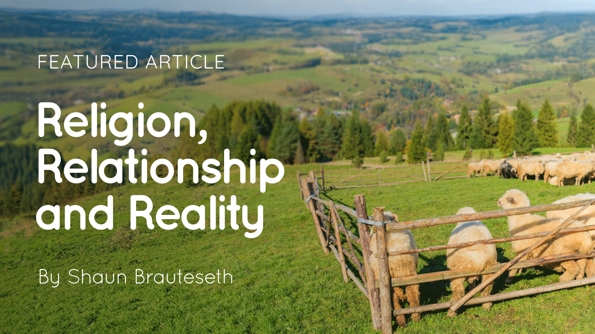 Religion, Relationship and Reality article artwork