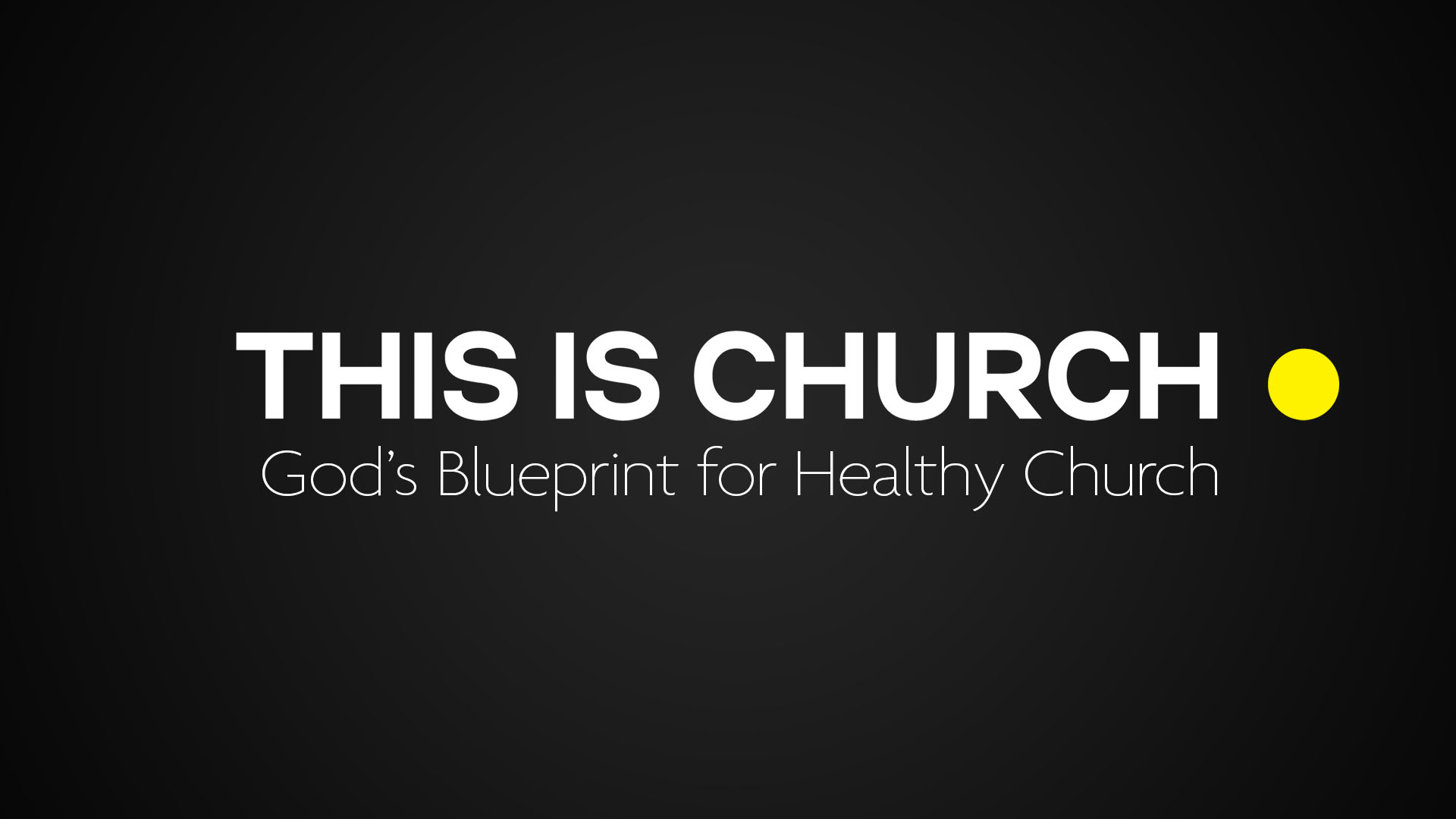 This Is Church series artwork